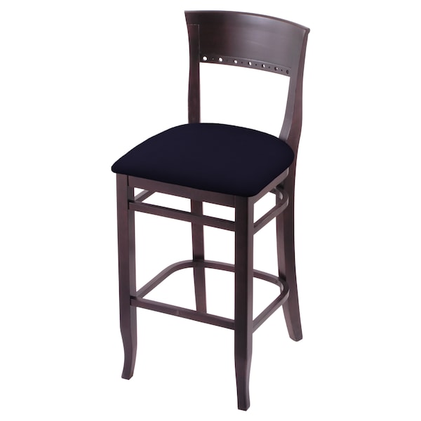 25" Counter Stool, Dark Cherry Finish, Canter Twilight Seat